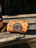 Portabolsas Croissant Happy Pets - melocotón con estampado de croissants